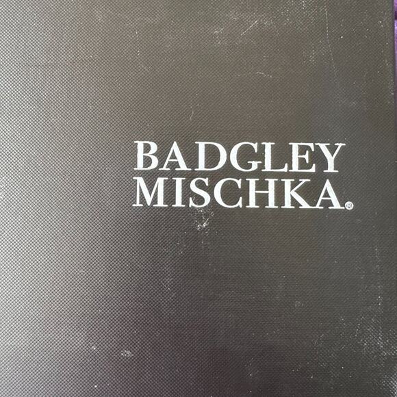 Badgley Mischka Party Telissa Kitten High Heel Sandal Size 6 Wedding Prom Dance - Picture 10 of 12